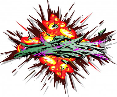 Graffiti Sketch - Photo by IceKid - Mad, Kids