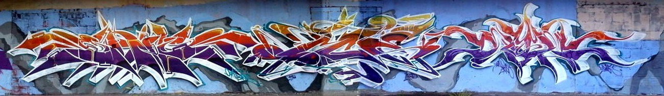 Graffiti Wall - Photo by IceKid - Ekis, Ice, Sim