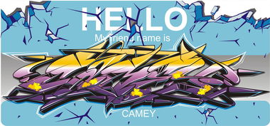 Graffiti Sketch - Photo by IceKid - CAMEY, CAM, ICE