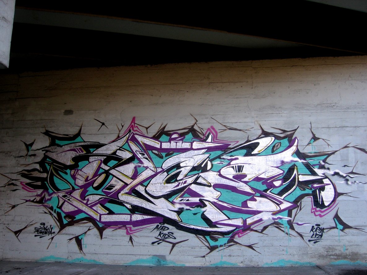 Graffiti Wall - Photo by IceKid - ICE, spICE, MAD