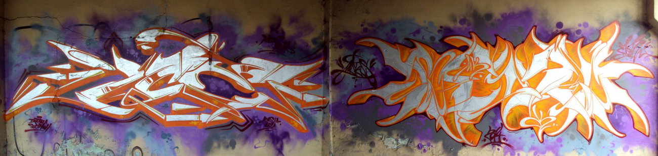 Graffiti Wall - Photo by IceKid - ICE, SIM, MAD