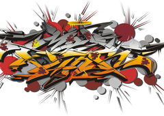 Graffiti Wall - Photo by IceKid - MAD, FUNK, ICE