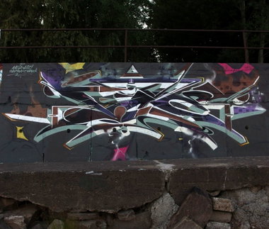Graffiti Wall - Photo by IceKid - ICE, MALIK, EKISON