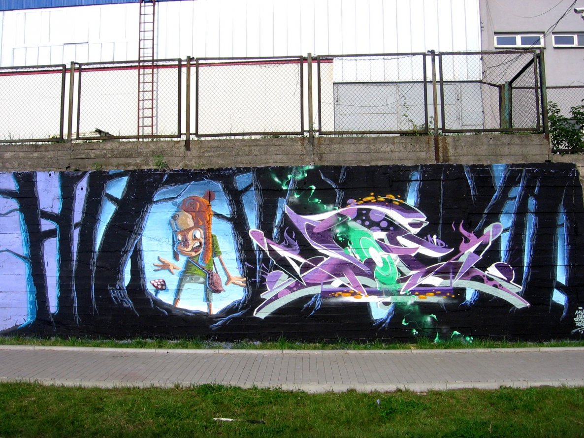 Graffiti Wall - Photo by IceKid - MAD, KIDS, MALIK