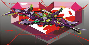 Graffiti Sketch - Photo by IceKid - peace, ice, mad
