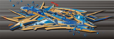 Graffiti Sketch - Photo by IceKid - TURBO, 2RBO, OSPA