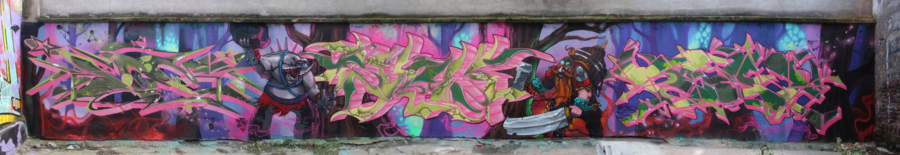 Graffiti Wall - Photo by IceKid - ICE, SIM, FEST