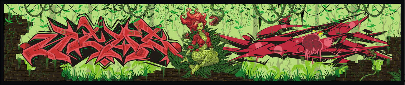 Graffiti Sketch - Photo by IceKid - news, poisonivy, ice (2015)