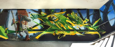 Graffiti Wall - Photo by IceKid - malik, ice, madkids