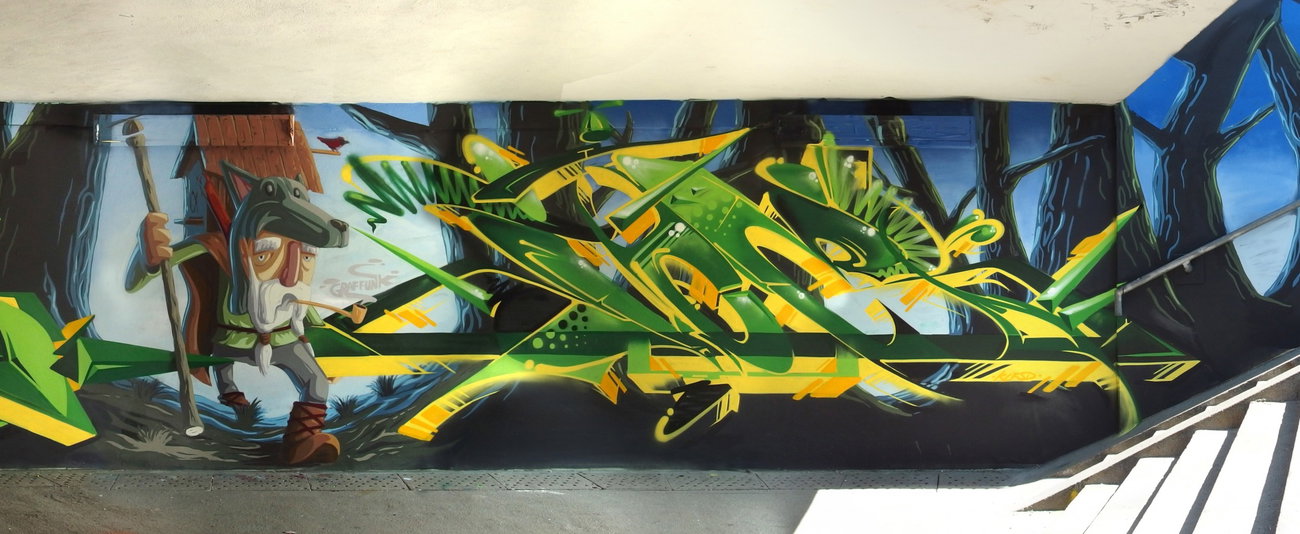 Graffiti Wall - Photo by IceKid - malik, ice, madkids