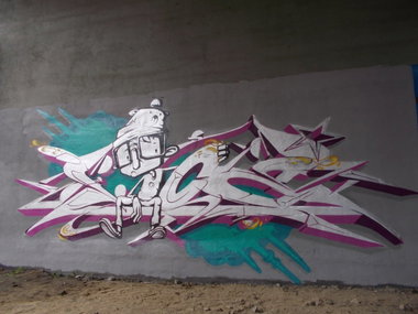 Graffiti Wall - Photo by IceKid - MALIK, ICE, MAD