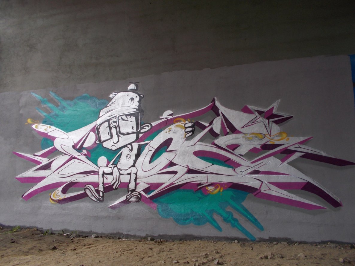 Graffiti Wall - Photo by IceKid - MALIK, ICE, MAD