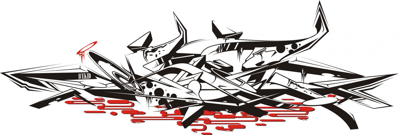 Graffiti Sketch - Photo by IceKid - cikl, nerds, ice