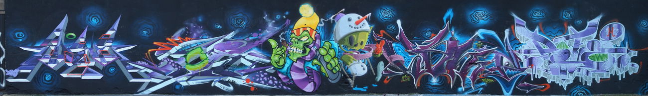 Graffiti Wall - Photo by IceKid - ekison, ice, kupsok (2015)