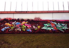 Graffiti Wall - Photo by IceKid - SKARE, ICE, ICEKID