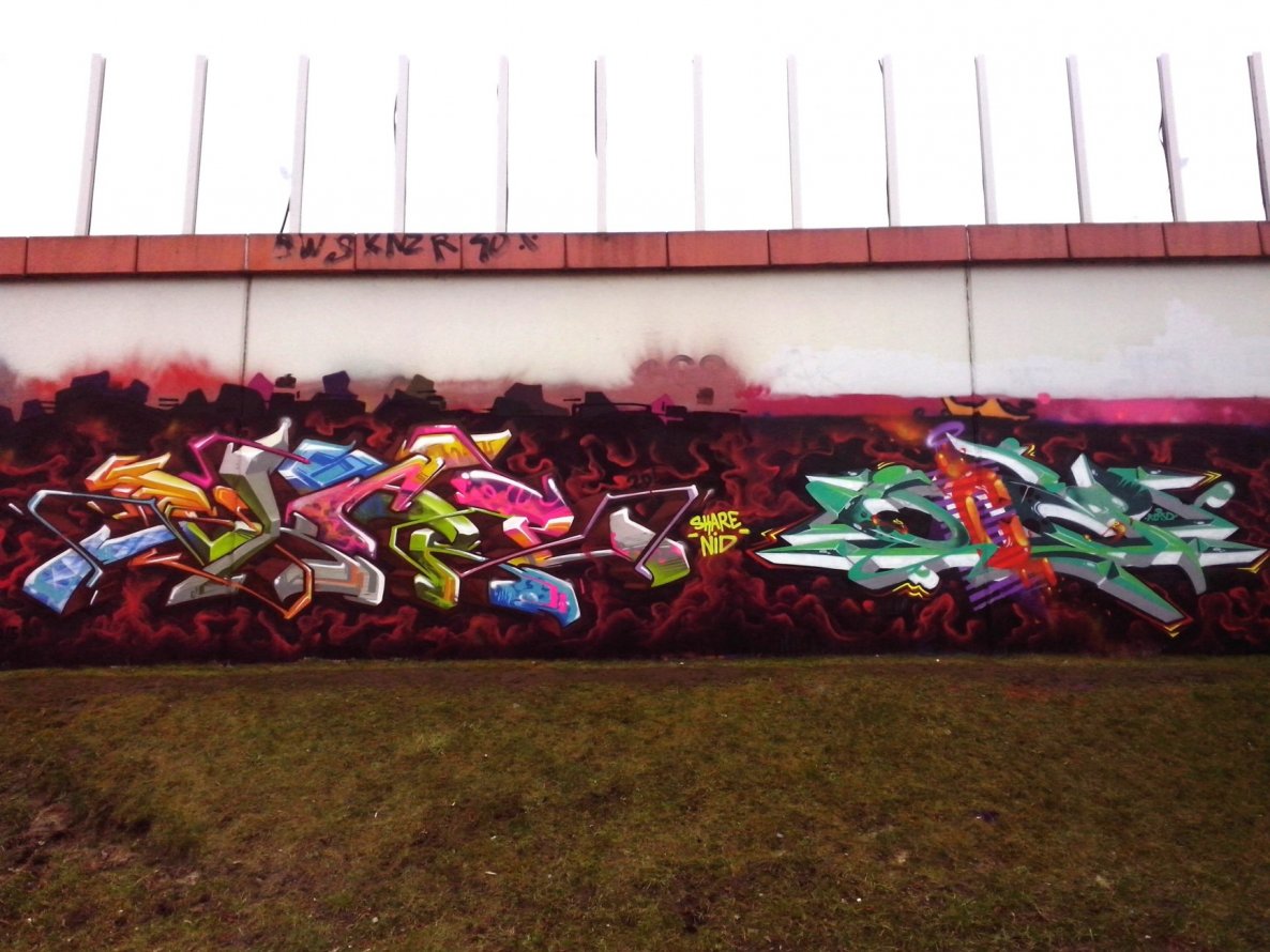 Graffiti Wall - Photo by IceKid - SKARE, ICE, ICEKID