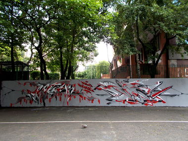 Graffiti Wall - Photo by IceKid - NESTOR, ice, MAD