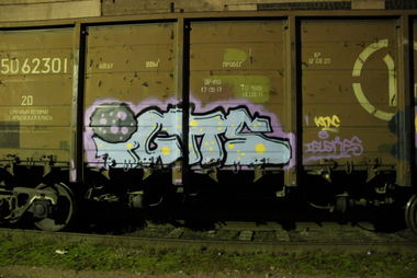 Graffiti Train - Photo by Iguanes