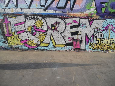 Graffiti Wall in Köln - Photo by Ihrefeld1 - Ecrem (2015)