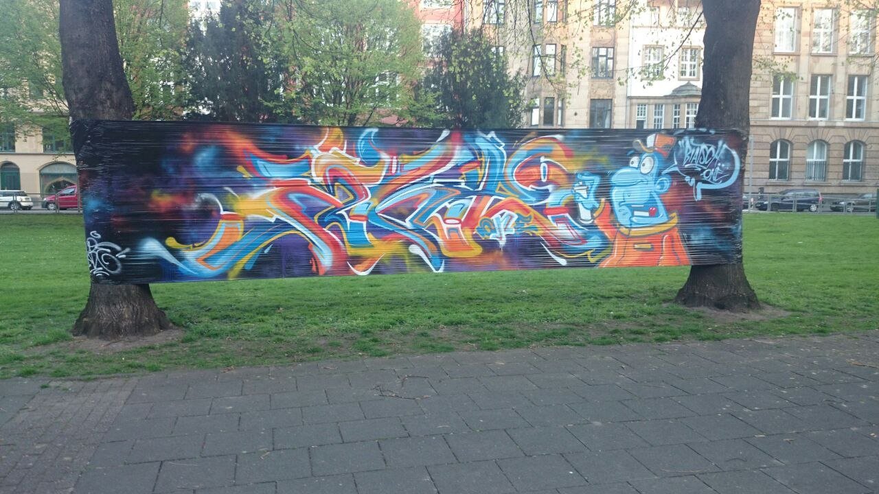 Graffiti Artwork in Köln - Photo by Ihrefeld1 - Abe (2015)