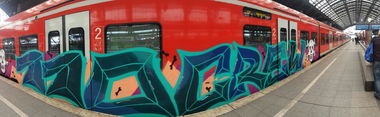 Graffiti Train in Köln - Photo by Ihrefeld1 - 110, Crew