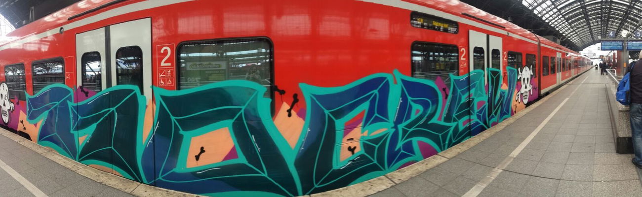Graffiti Train in Köln - Photo by Ihrefeld1 - 110, Crew