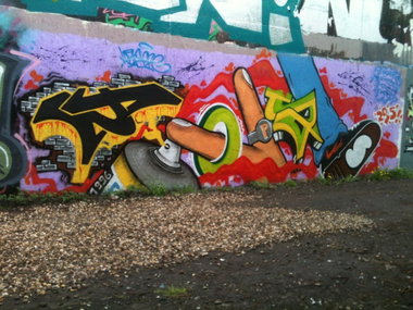Graffiti in Köln - Photo by Ihrefeld1 - Topas (2015)