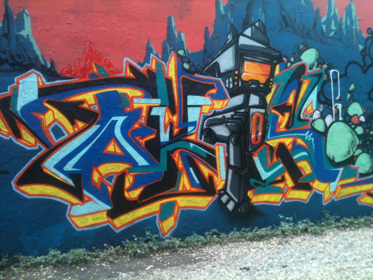 Graffiti Wall in Köln - Photo by Ihrefeld1 - Akos (2015)