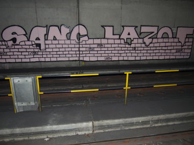 Graffiti Bombing in Köln - Photo by Ihrefeld1 - Sanc, Lazor