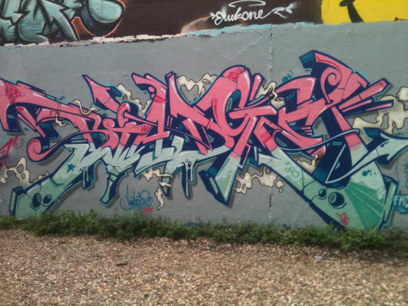 Graffiti Wall in Köln - Photo by Ihrefeld1 - Biadge (2015)