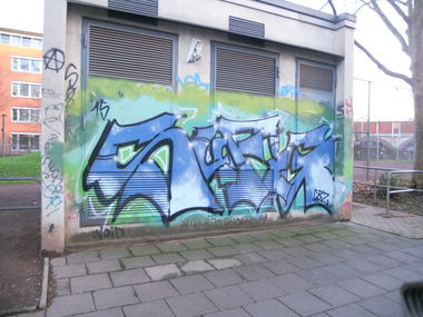 Graffiti Bombing in Köln - Photo by Ihrefeld1 - Sufig (2015)