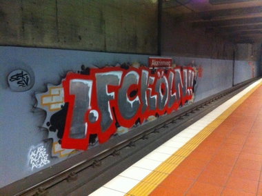 Graffiti in Köln - Photo by Ihrefeld1 - 1., FC, Köln