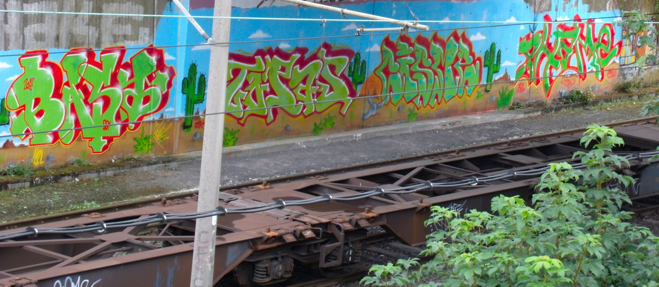 Graffiti Wall in Köln - Photo by Ihrefeld1 - Bash, Topas, Cisme (2012)