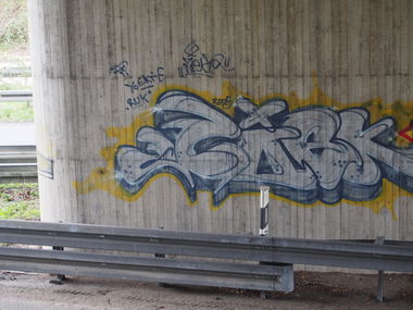 Graffiti Bombing in Köln - Photo by Ihrefeld1 - Ziek (2005)