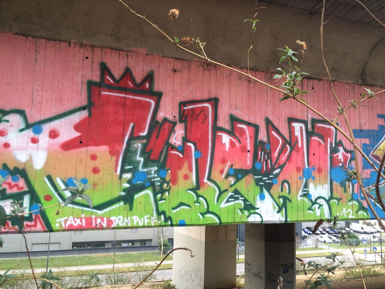 Graffiti Bombing in Köln - Photo by Ihrefeld1 - Pokal