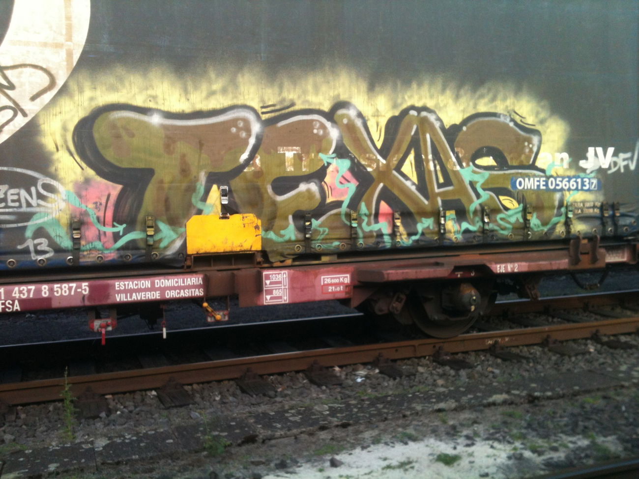 Graffiti Train in Köln - Photo by Ihrefeld1 - Texas