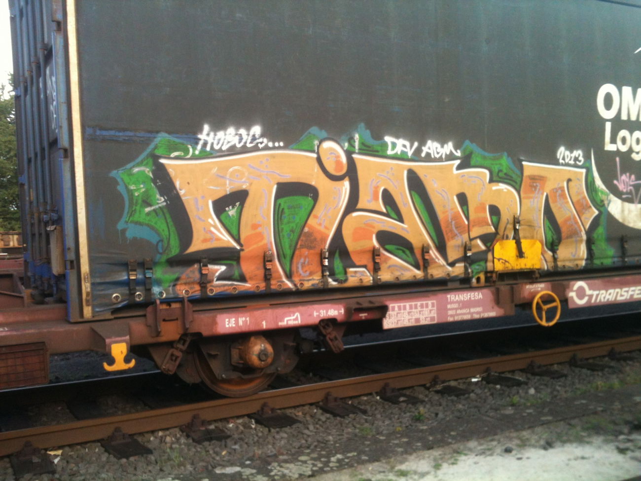 Graffiti Train in Köln - Photo by Ihrefeld1 - Tiamo