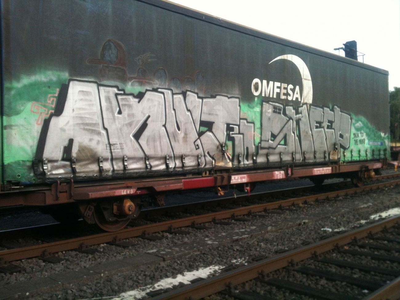 Graffiti Train in Köln - Photo by Ihrefeld1 - Akult, Sheep