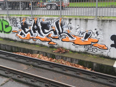 Graffiti Bombing in Köln - Photo by Ihrefeld1 - Sask (2015)