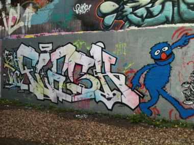 Graffiti Wall in Köln - Photo by Ihrefeld1 - Slash (2015)
