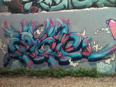 Graffiti Wall - Photo by Ihrefeld1 - Abe (2015)