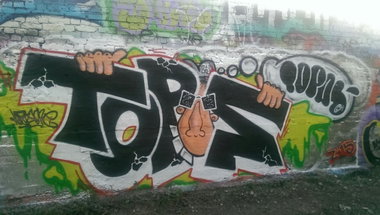 Graffiti in Köln - Photo by Ihrefeld1 - Topas (2015)