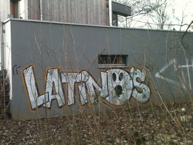 Graffiti Bombing in Köln - Photo by Ihrefeld1 - Latinos, LTN