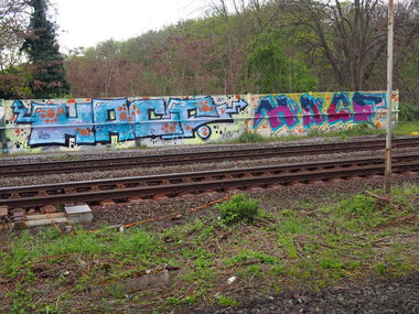 Graffiti Bombing in Köln - Photo by Ihrefeld1 - HACF (2014)