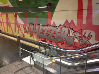 Graffiti Bombing in Köln - Photo by Ihrefeld1 - Hezzer (2016)