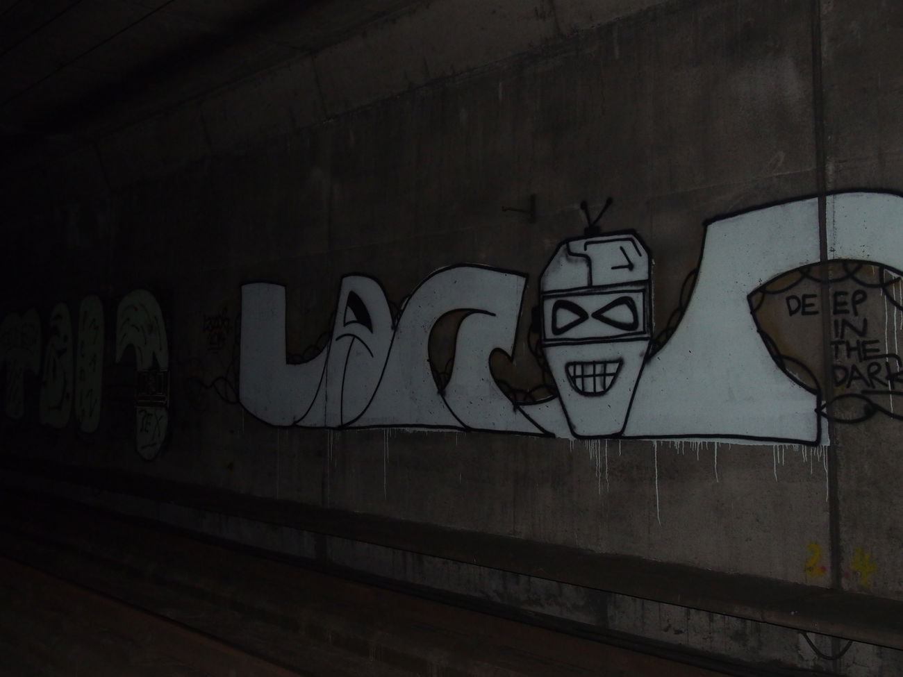 Graffiti Bombing in Köln - Photo by Ihrefeld1 - Lazor