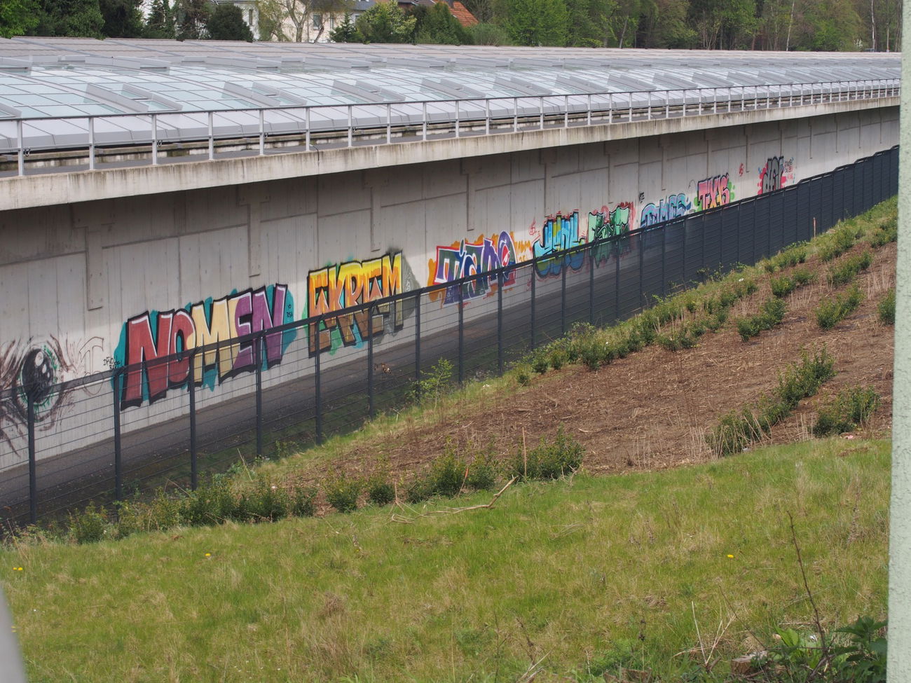 Graffiti Bombing in Köln - Photo by Ihrefeld1 - Nomen, Ekrem, Tiamo