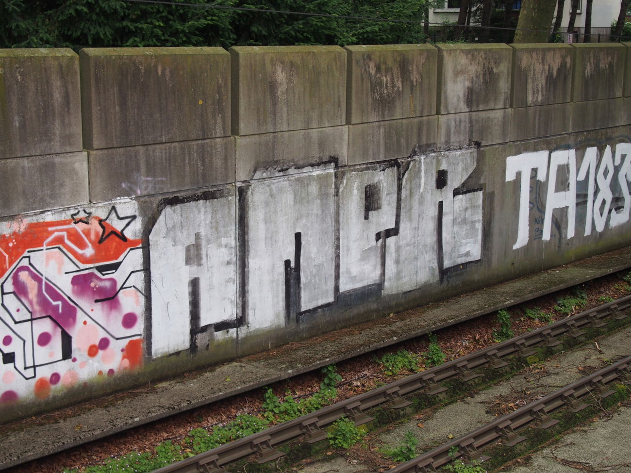Graffiti Bombing in Köln - Photo by Ihrefeld1 - Amor