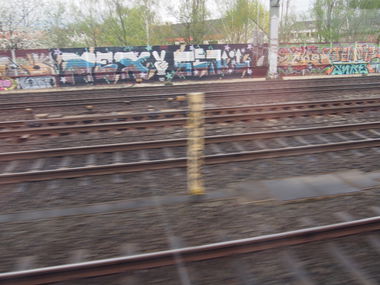 Graffiti Bombing in Köln - Photo by Ihrefeld1 - Mex, Senil, Puton