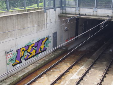Graffiti Bombing in Köln - Photo by Ihrefeld1 - FSK